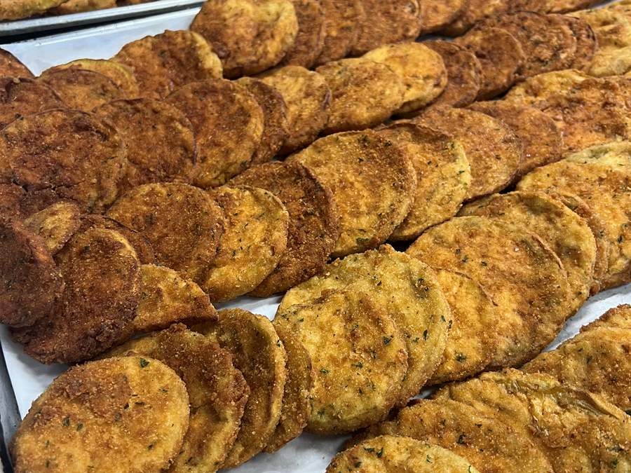 breaded and fried cutlets